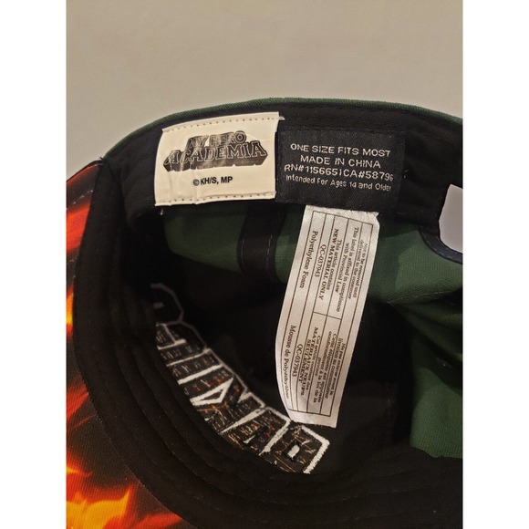 My Hero Academia Bakugo GreenCap Hat Adjustable Snapback Raised Embroidered Logo - Picture 9 of 9